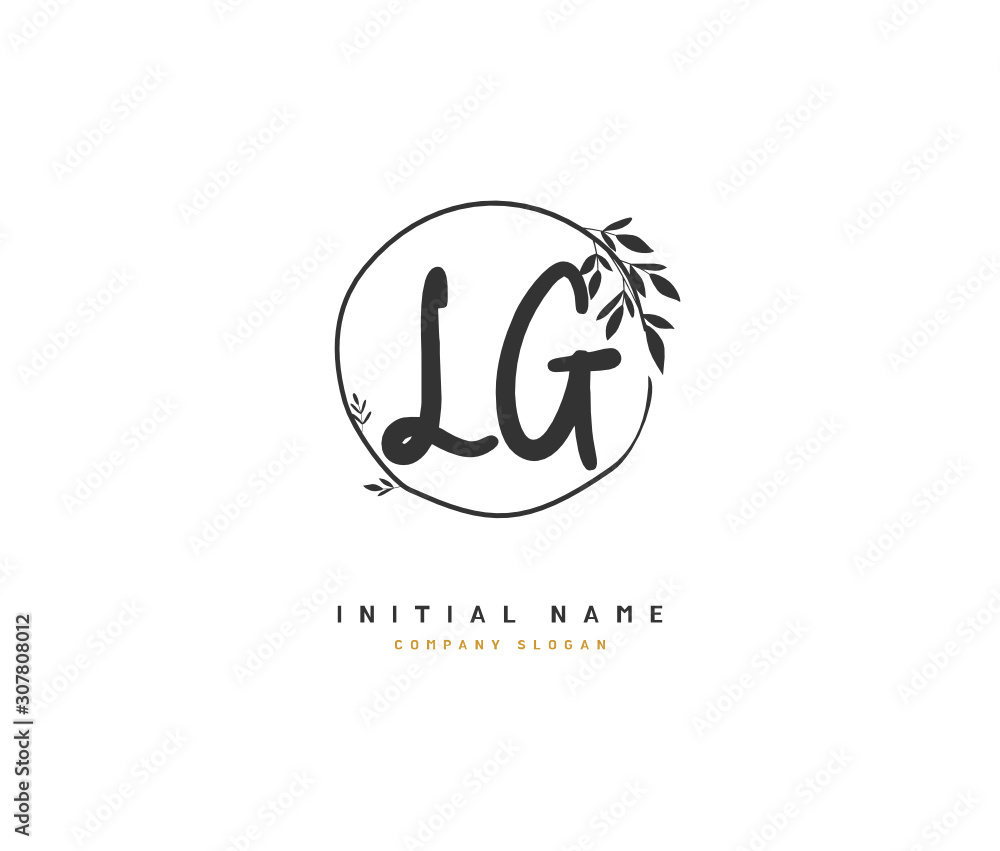 L G LG Beauty vector initial logo, handwriting logo of initial signature, wedding, fashion, jewerly, boutique, floral and botanical with creative template for any company or business. L G LG Beauty vector initial logo, handwriting logo of initial signature, wedding, fashion, jewerly, boutique, floral and botanical with creative template for any company or business.