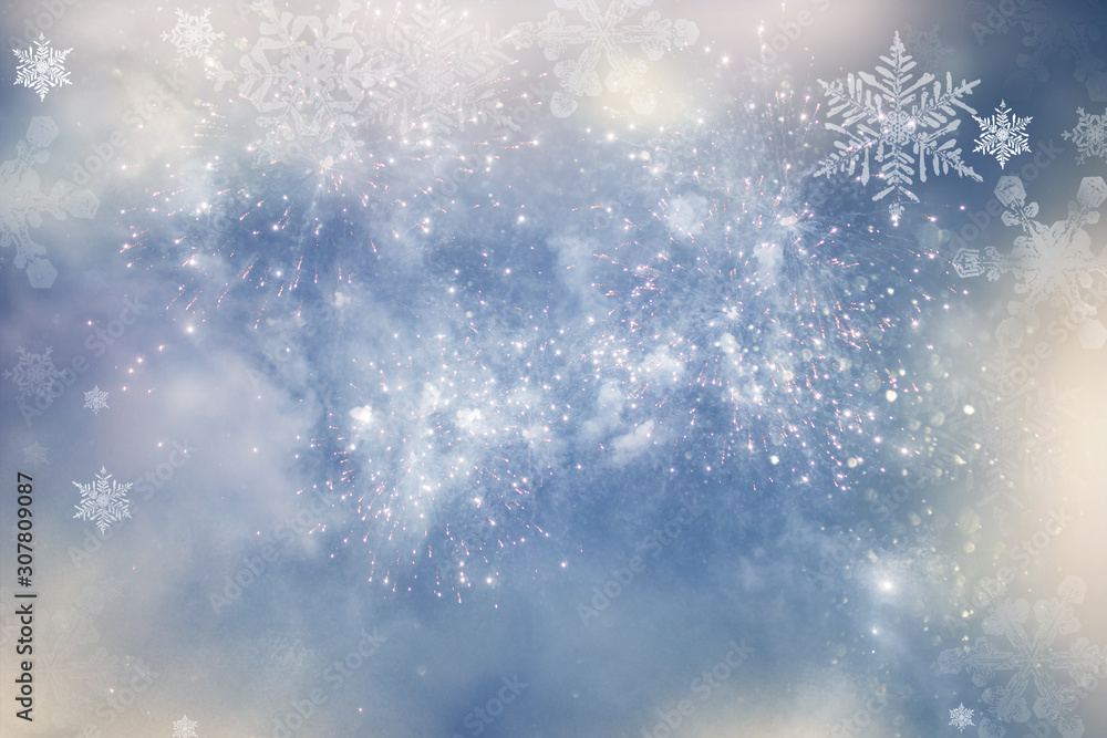 Festive holiday background. Winter season concept. Christmas abstract background. 