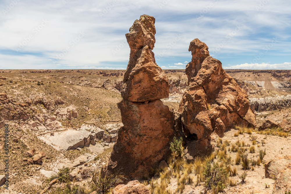 Rocks near Sajama National Park in Bolivia Rocks near Sajama National Park in Bolivia