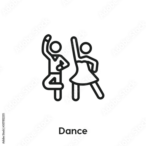 dance icon vector. dance icon vector symbol illustration. Modern simple vector icon for your design. dance icon vector	