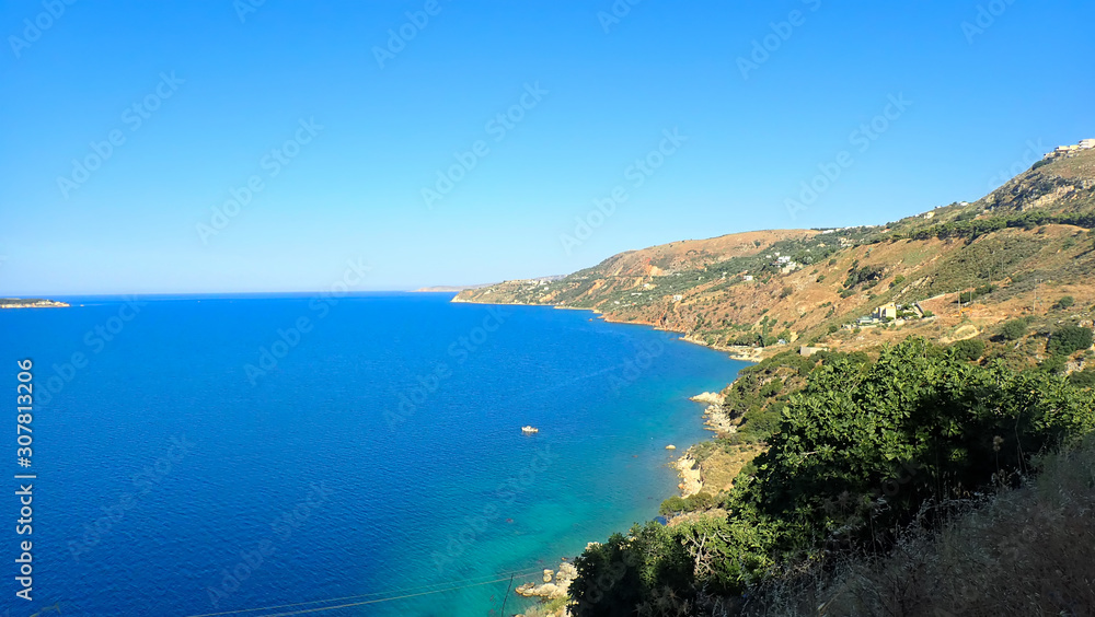 Greece Crete island Kalami beach