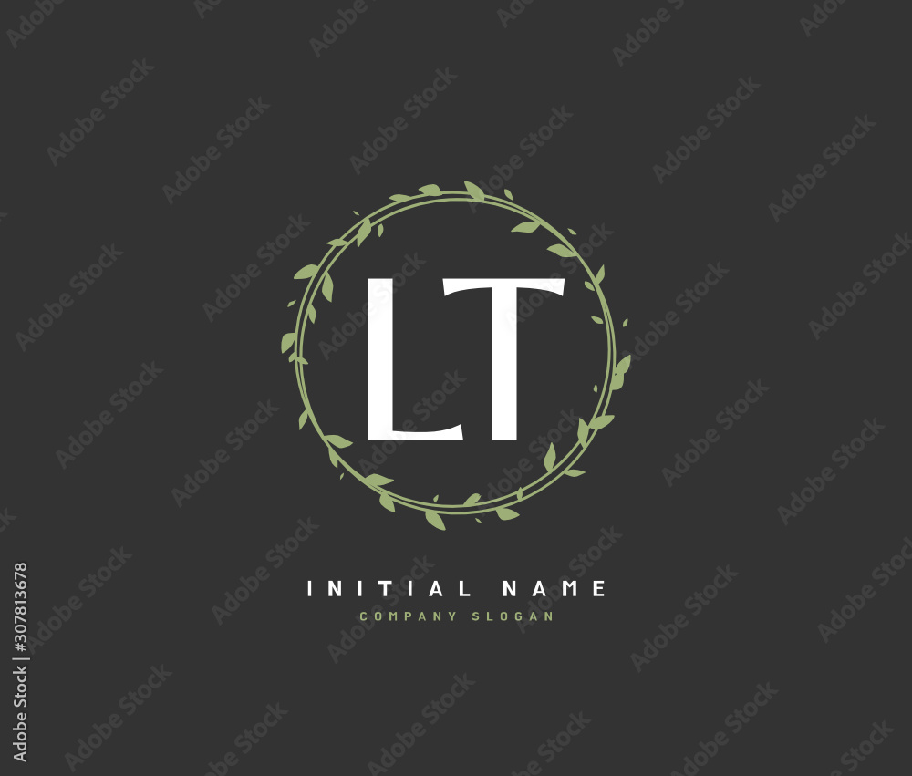 L T LT Beauty vector initial logo, handwriting logo of initial signature, wedding, fashion, jewerly, boutique, floral and botanical with creative template for any company or business. L T LT Beauty vector initial logo, handwriting logo of initial signature, wedding, fashion, jewerly, boutique, floral and botanical with creative template for any company or business.