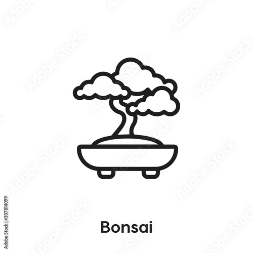 bonsai icon vector. bonsai icon vector symbol illustration. Modern simple vector icon for your design. bonsai icon vector	