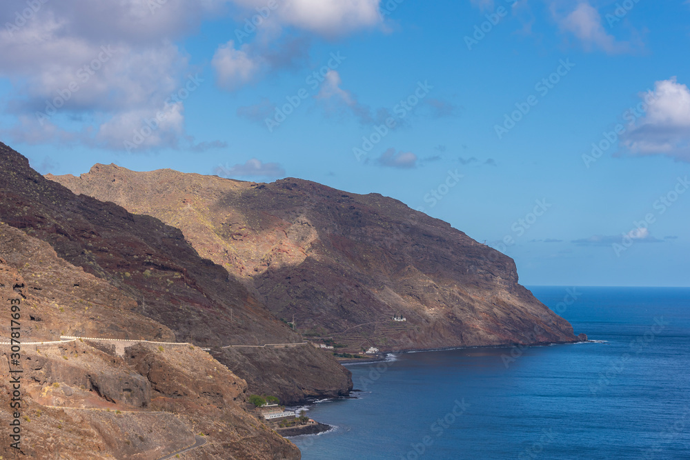 Coast of Playa Chica (Tenerife, Canary Islands - Spain).