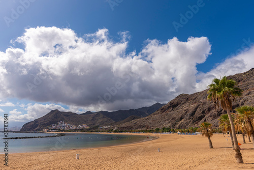 Beach of Las Teresitas  Tenerife  Canary Islands - Spain .