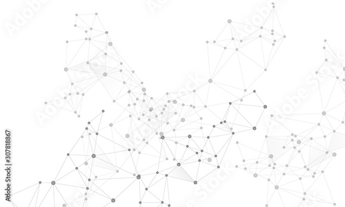 Big data cloud scientific concept.