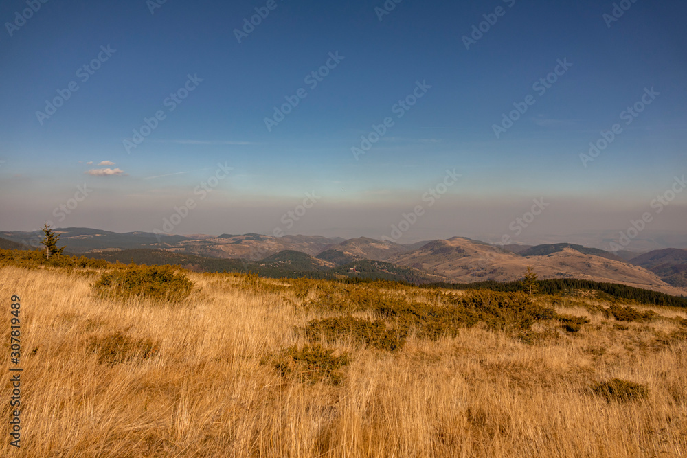 autumn landscape in the mountain. autumn landscape in the mountain.