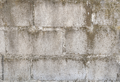 Old concrete brick wall