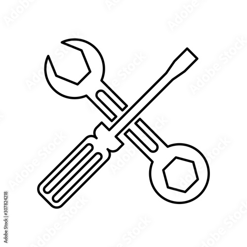 screwdriver and wrench repair tools