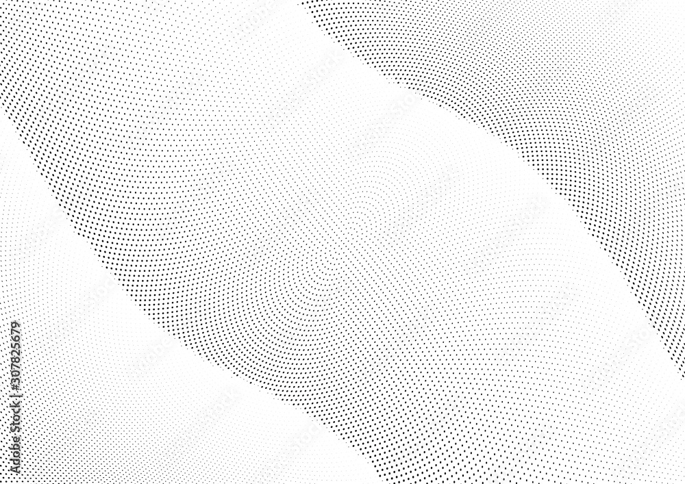 Abstract halftone wave dotted background. Futuristic twisted grunge pattern, dot, circles. Vector modern optical pop art texture for posters, business cards, cover, labels mock-up, stickers layout Abstract halftone wave dotted background. Futuristic twisted grunge pattern, dot, circles. Vector modern optical pop art texture for posters, business cards, cover, labels mock-up, stickers layout