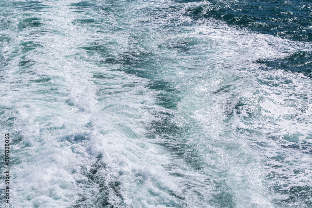 Meer, auf der Fähre von Dänemark nach Norwegen Meer, auf der Fähre von Dänemark nach Norwegen