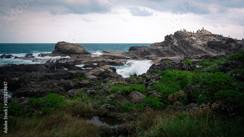 Cloudy coastline, Taiwan east coast