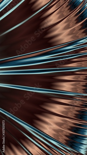 Artfully 3D rendering fractal background