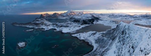 Panorama au sommet de l'Offersøykammen