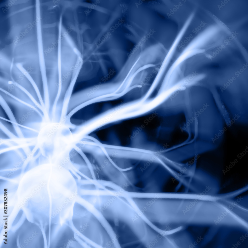 Fototapeta premium Wall of Classic Blue in Color 2020 - 19-4052. Color of the Year.