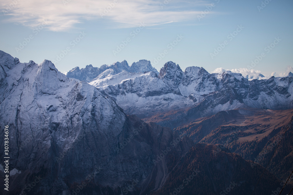 Marmolada the Queen of the Dolomites Mountains