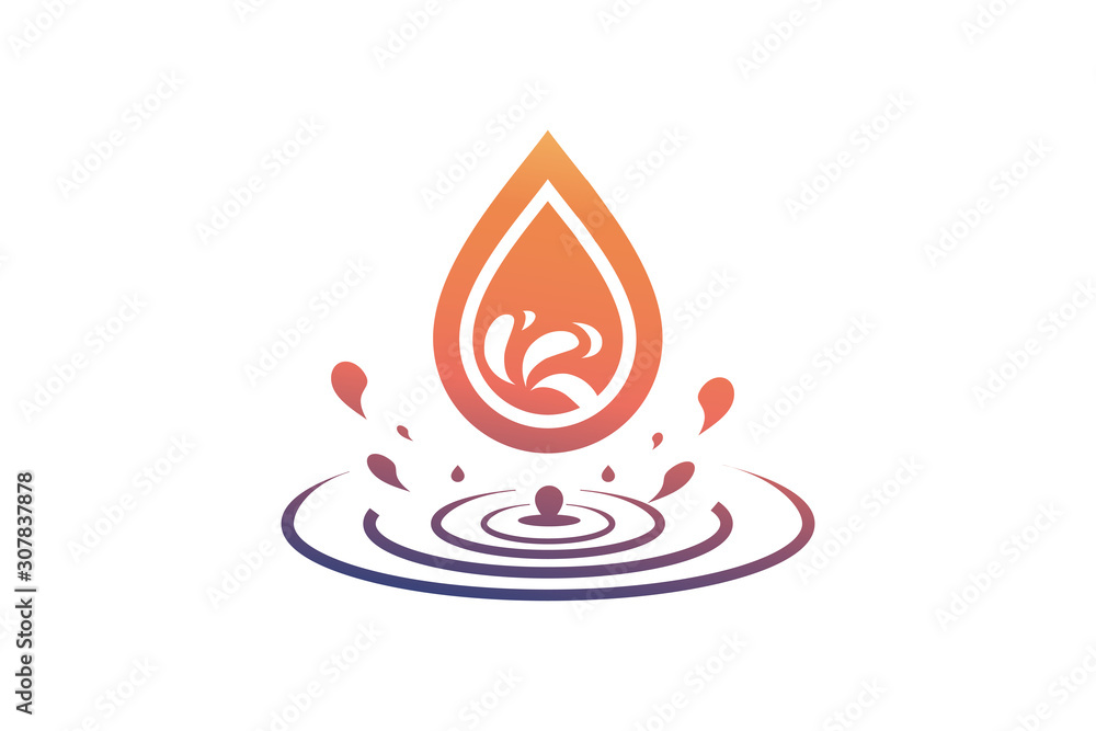 water drop icon. vector illustration elements water drop icon. vector illustration elements
