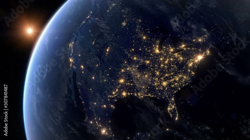 Blackout in North America. Huge Outage Hits North America and Surrounding Area. Power Outage Across All Continent.