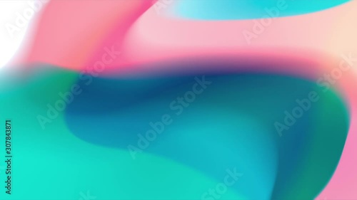 Abstract blurred transparency big bokeh movie, glowing gradient magical waves. Background for Youtube, opener, Christmas theme, holiday, party, clubs, event, music clips, advertising footage.