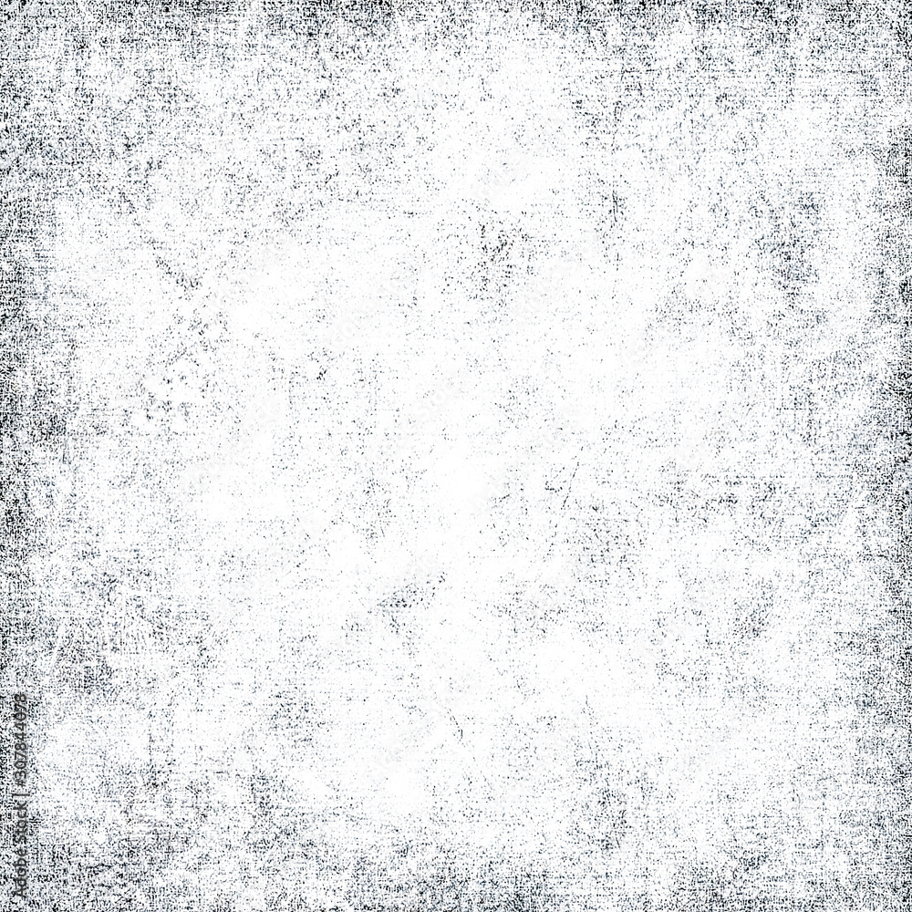 White abstract grunge background with gray dark texture.