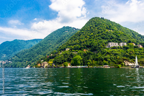 Picturesque Lake Como May view at Como, Lombardy, Italy © Stanislava