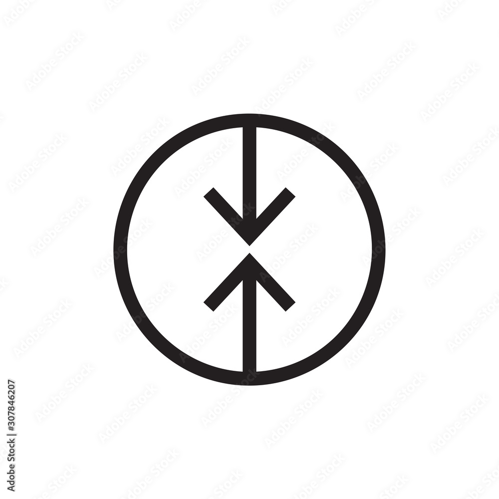 Circle arrow top down icon vector isolated on background. Trendy web symbol. Pixel perfect. illustration EPS 10. - Vector. Circle arrow top down icon vector isolated on background. Trendy web symbol. Pixel perfect. illustration EPS 10. - Vector.