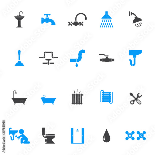 Plumbing Icons 