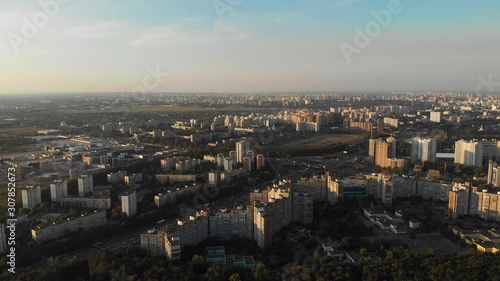 Wallpaper Mural Kyiv, Ukraine. Famous travel destination Eastern Europe country. Video 4k footage. Aerial drone top vie. Torontodigital.ca