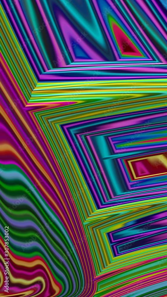 Artfully 3D rendering fractal, fanciful abstract illustration and colorful designed pattern and background Artfully 3D rendering fractal, fanciful abstract illustration and colorful designed pattern and background