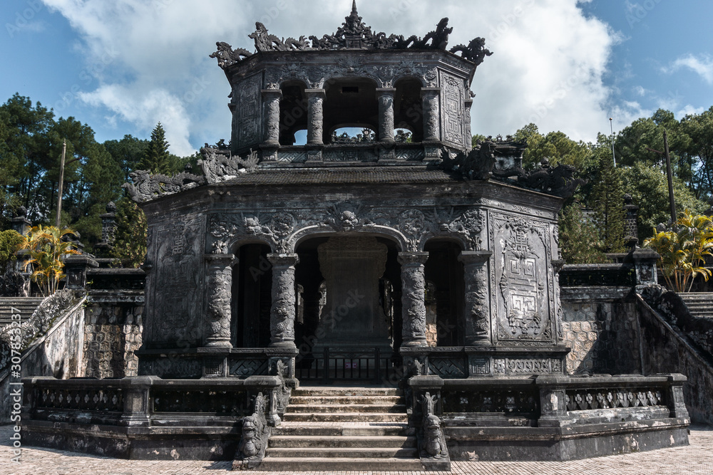 Tomb of Khai Dinh in Hue Vietnam Tomb of Khai Dinh in Hue Vietnam