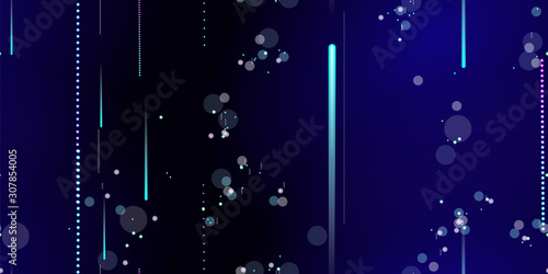 Fast Effect. Motion Neon. Seamless Pattern. Glitch