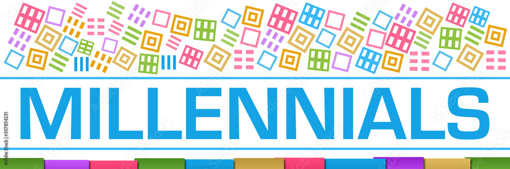 Millennials Colorful Texture Blocks Bottom Millennials Colorful Texture Blocks Bottom