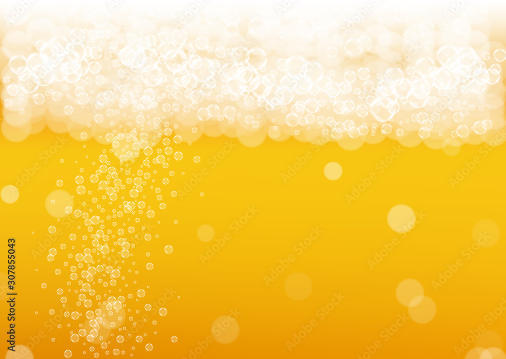 Oktoberfest background. Beer foam. Craft lager splash. pab menu concept. Pale pint of ale with realistic white bubbles. Cool liquid drink for Golden cup with oktoberfest. Oktoberfest background. Beer foam. Craft lager splash. pab menu concept. Pale pint of ale with realistic white bubbles. Cool liquid drink for Golden cup with oktoberfest.
