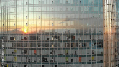 Kyiv, Ukraine. Famous travel destination Eastern Europe country. Video 4k footage. Aerial drone top vie.