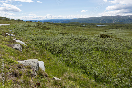 Landschaft am Rand des Jotunheimen-Gebirges in Norwegen photo