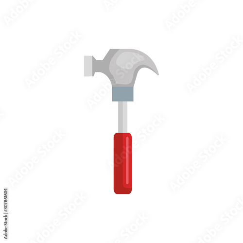 hammer design, Construction work repair reconstruction industry build and project theme Vector illustration