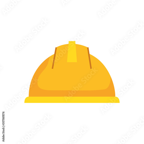 helmet design, Construction work repair reconstruction industry build and project theme Vector illustration