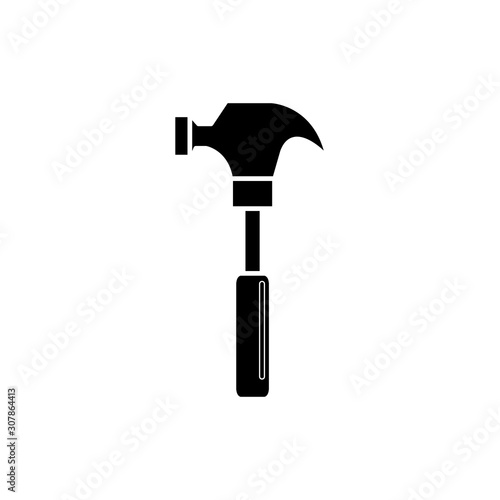 hammer design, Construction work repair reconstruction industry build and project theme Vector illustration