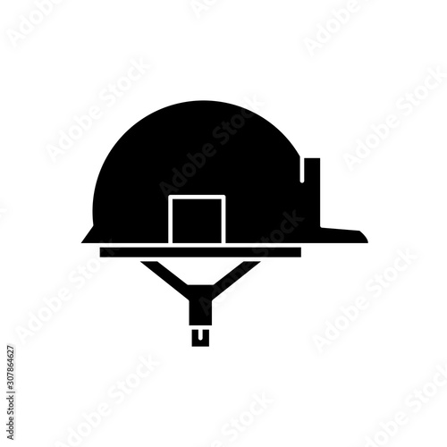 helmet design, Construction work repair reconstruction industry build and project theme Vector illustration