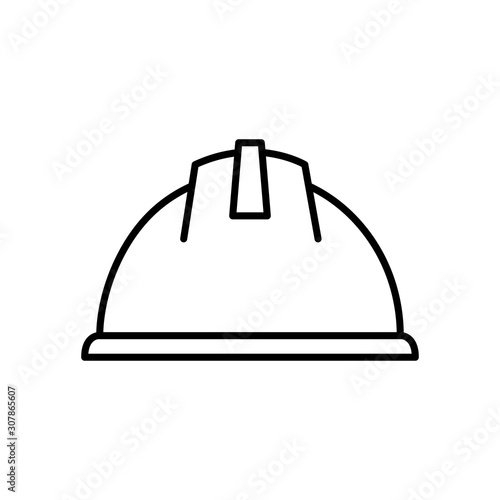 helmet design, Construction work repair reconstruction industry build and project theme Vector illustration