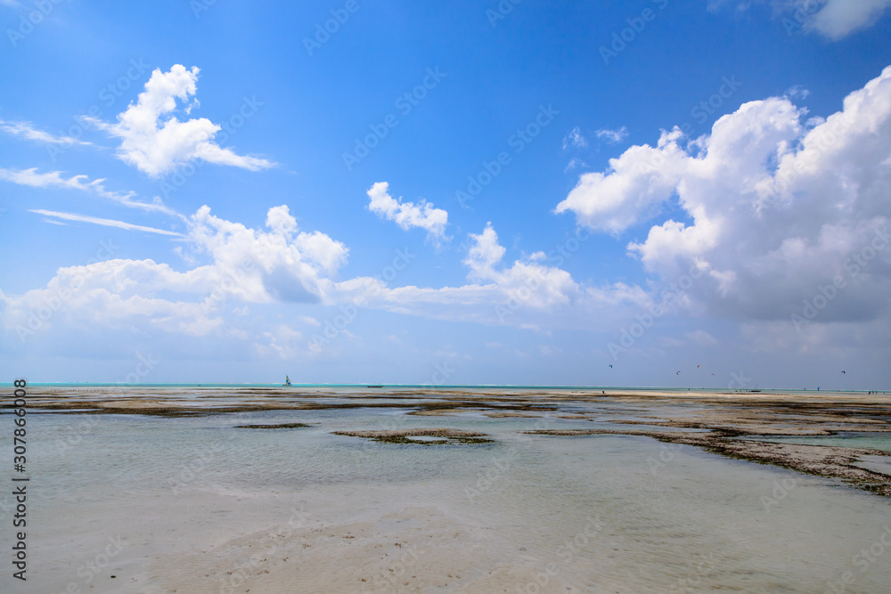 Obraz premium Zanzibar beach landscape, Tanzania, Africa panorama