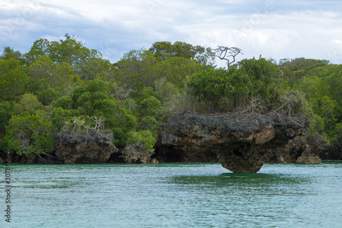 Menai bay landscape, Tanzania, Africa panorama