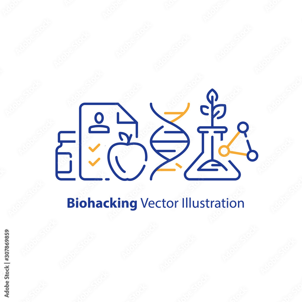 Biogenetic concept, science education, glass tube bio sample growth, DNA research Biogenetic concept, science education, glass tube bio sample growth, DNA research