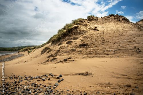 Sand dune and maram grass  Sandscale Haws  Cumbria  England