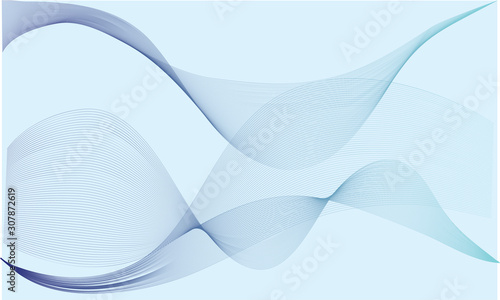 Abstract vector background, Modern colorful transparent waved lines for brochure, website, flyer design. Blue smoke wave. Blue wavy background. Blue wave. Smoke wave blue. Transparent blue wave.
