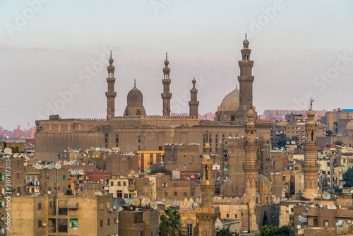 Old mosque in cairo egypt downtown 