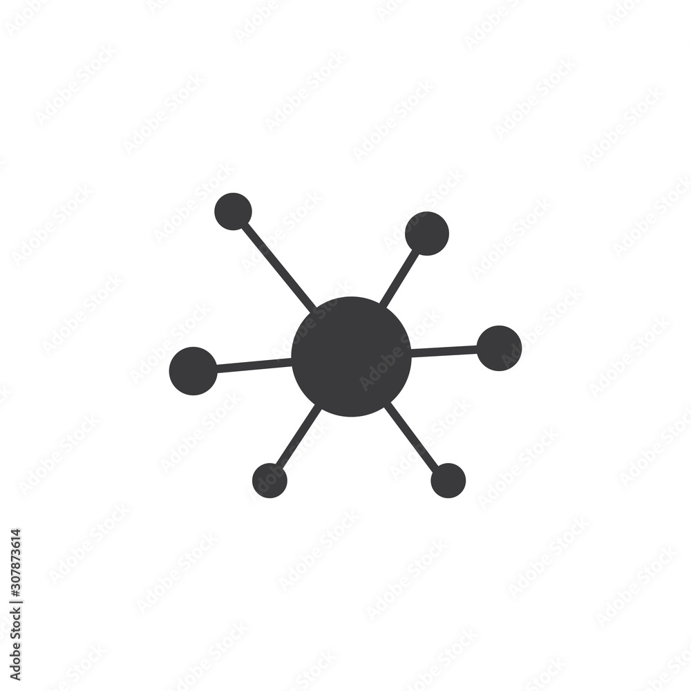 Molecule vector illustration design Molecule vector illustration design