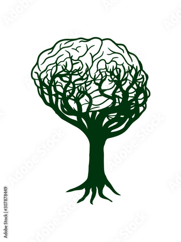 Baum Gehirn Design 