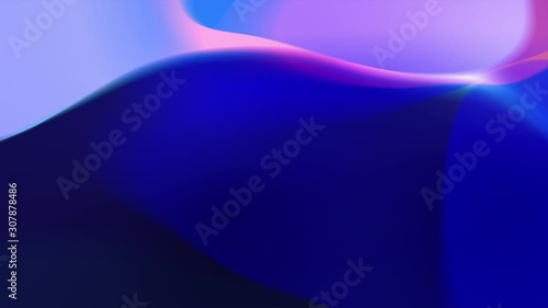 Abstract blurred transparency big bokeh movie, glowing gradient magical waves. Background for Youtube, opener, Christmas theme, holiday, party, clubs, event, music clips, advertising footage.