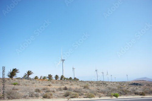 Windmill renewable electric energy alternatie environmental photo